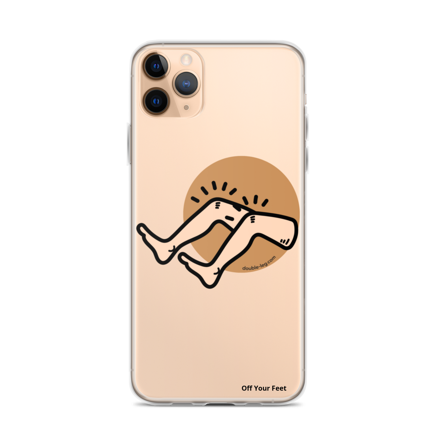 "Off Your Feet" Clear Case for iPhone®