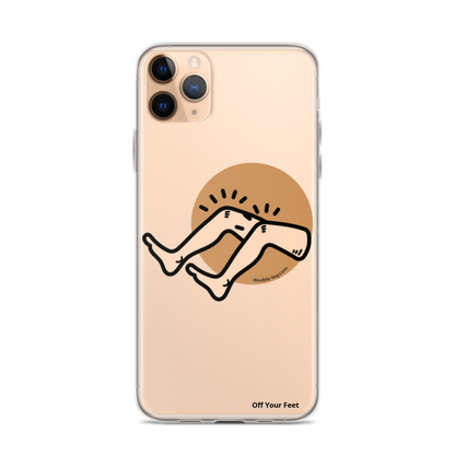 "Off Your Feet" Clear Case for iPhone®