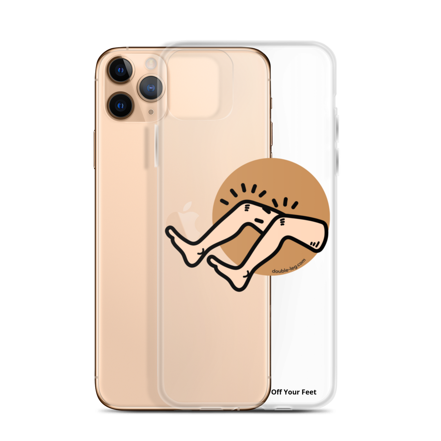 "Off Your Feet" Clear Case for iPhone®