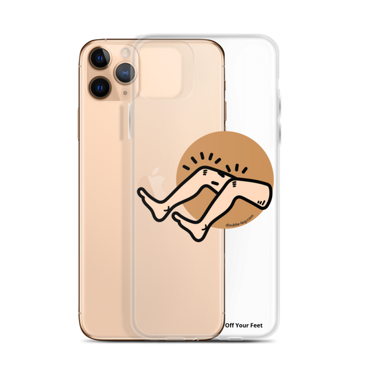 "Off Your Feet" Clear Case for iPhone®