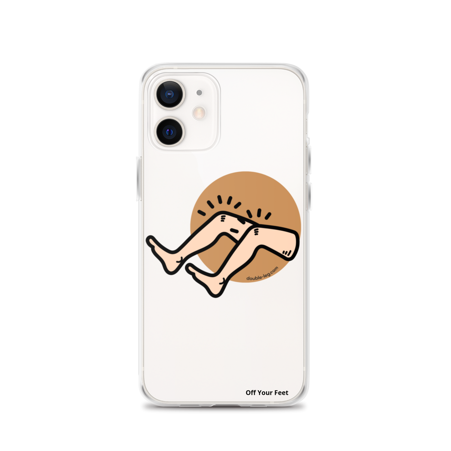 "Off Your Feet" Clear Case for iPhone®