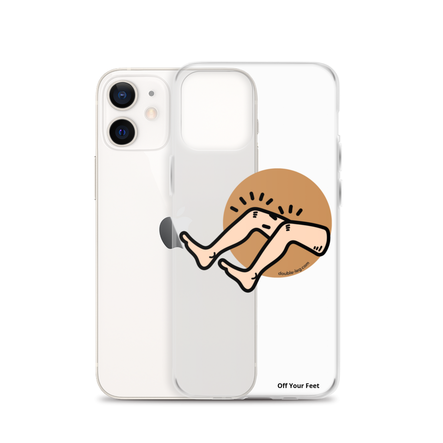 "Off Your Feet" Clear Case for iPhone®