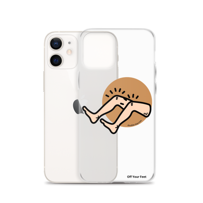"Off Your Feet" Clear Case for iPhone®