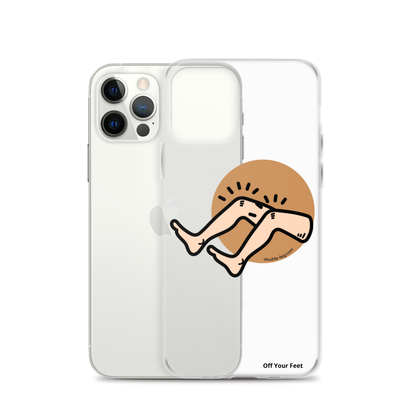 "Off Your Feet" Clear Case for iPhone®