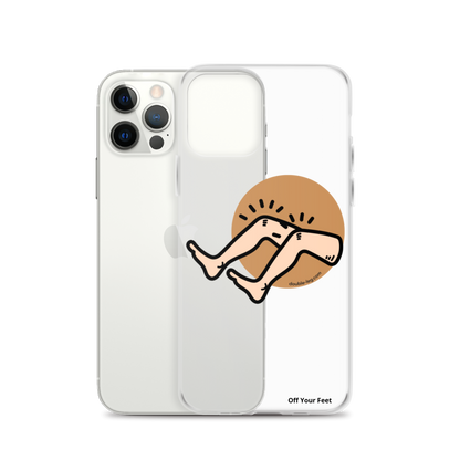 "Off Your Feet" Clear Case for iPhone®