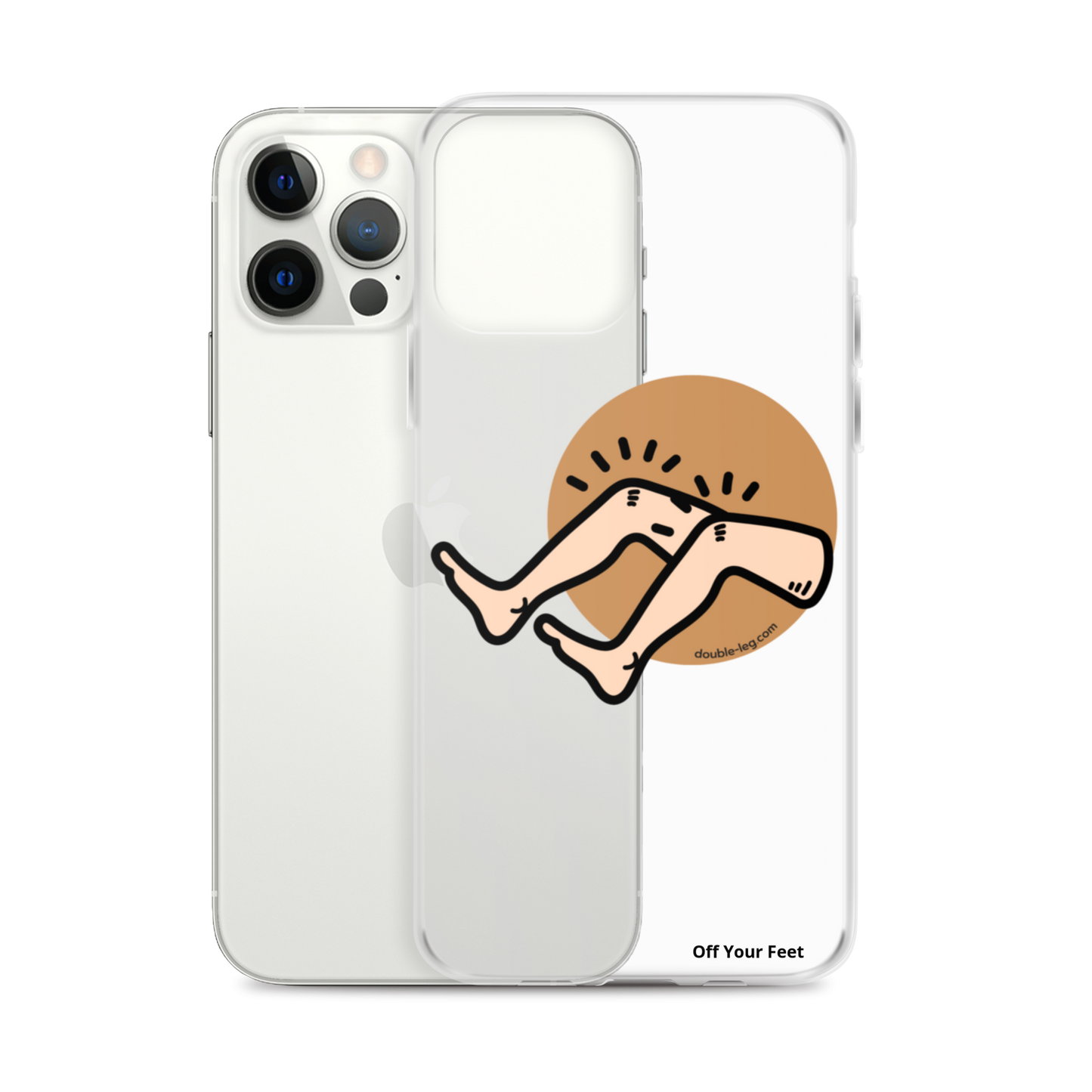 "Off Your Feet" Clear Case for iPhone®
