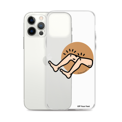 "Off Your Feet" Clear Case for iPhone®