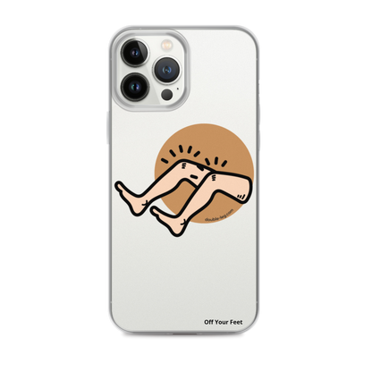 "Off Your Feet" Clear Case for iPhone®