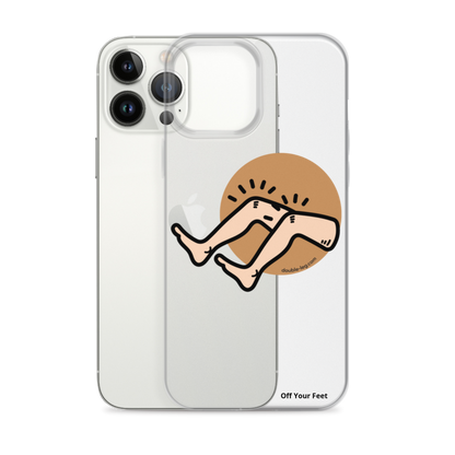 "Off Your Feet" Clear Case for iPhone®