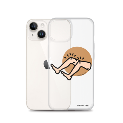 "Off Your Feet" Clear Case for iPhone®
