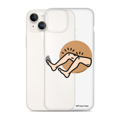 "Off Your Feet" Clear Case for iPhone®