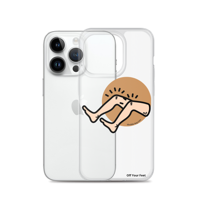 "Off Your Feet" Clear Case for iPhone®