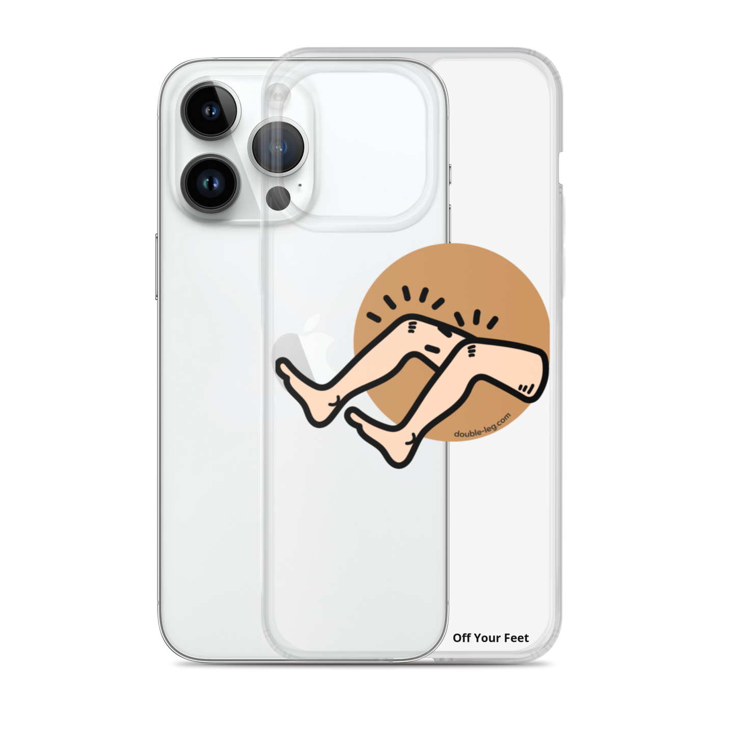"Off Your Feet" Clear Case for iPhone®