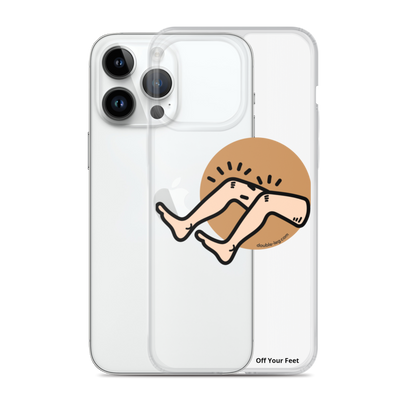 "Off Your Feet" Clear Case for iPhone®